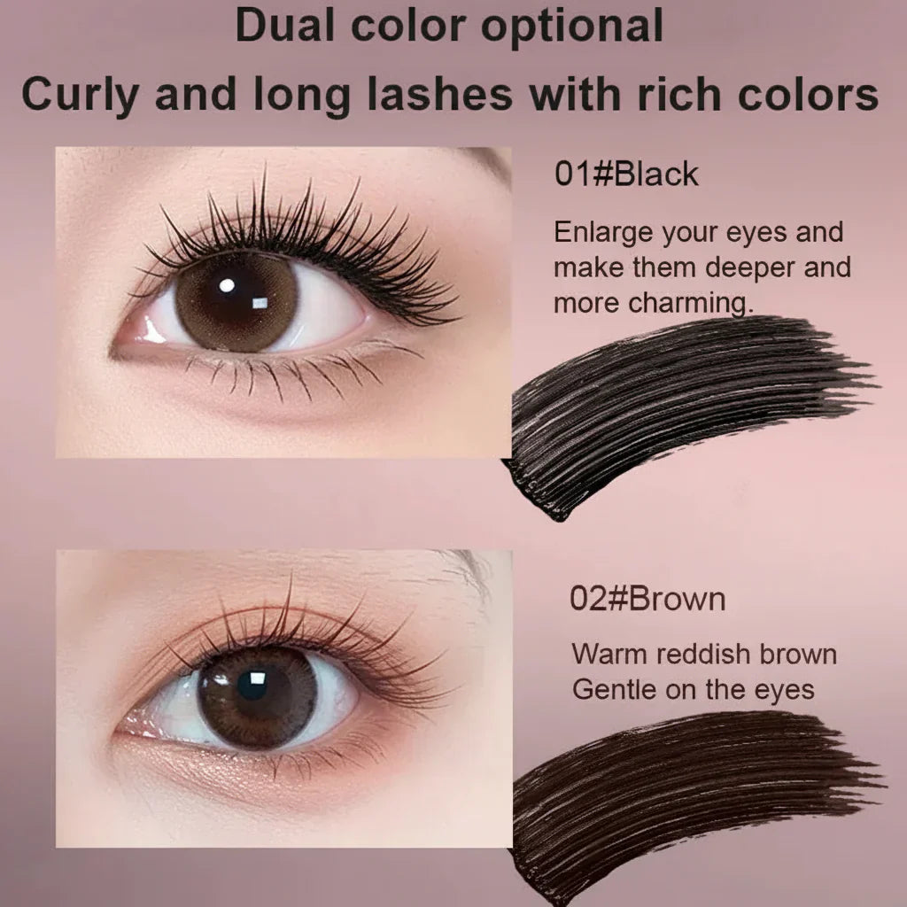 Waterproof Lengthening Curl Mascara For Lush Voluminous Lashes | Temsk