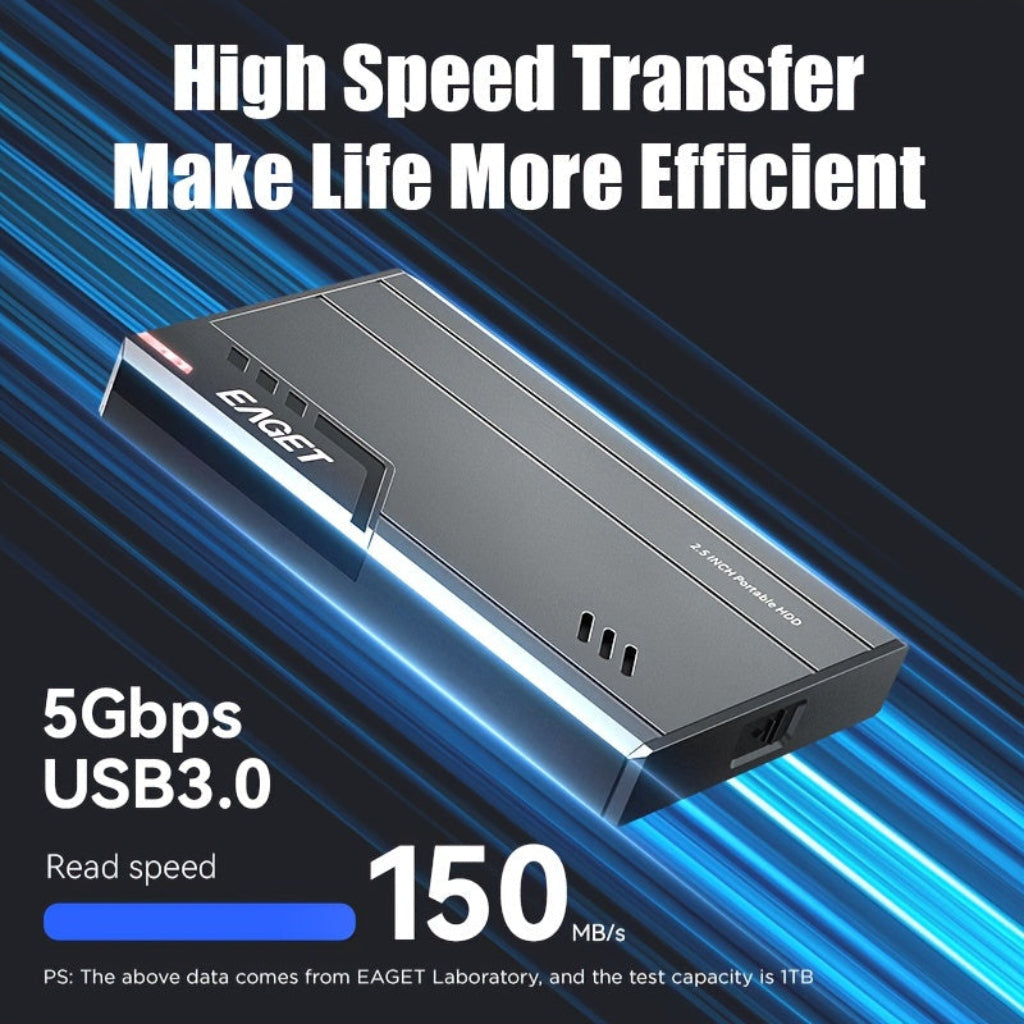USB 3.0 Portable SSD External Storage Drive For PC | Temsk