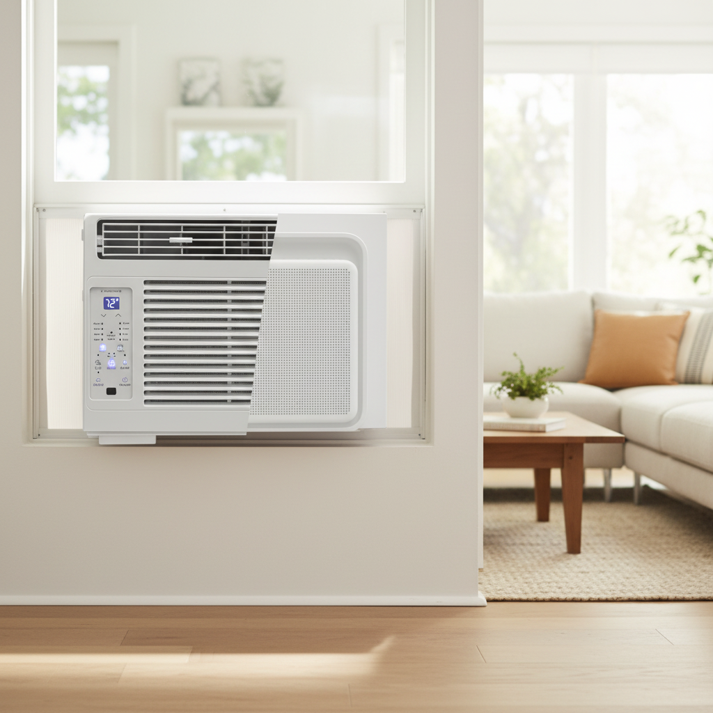 Effiziente Fenster-Klimaanlage für kleine Räume und Bereiche | Temsk