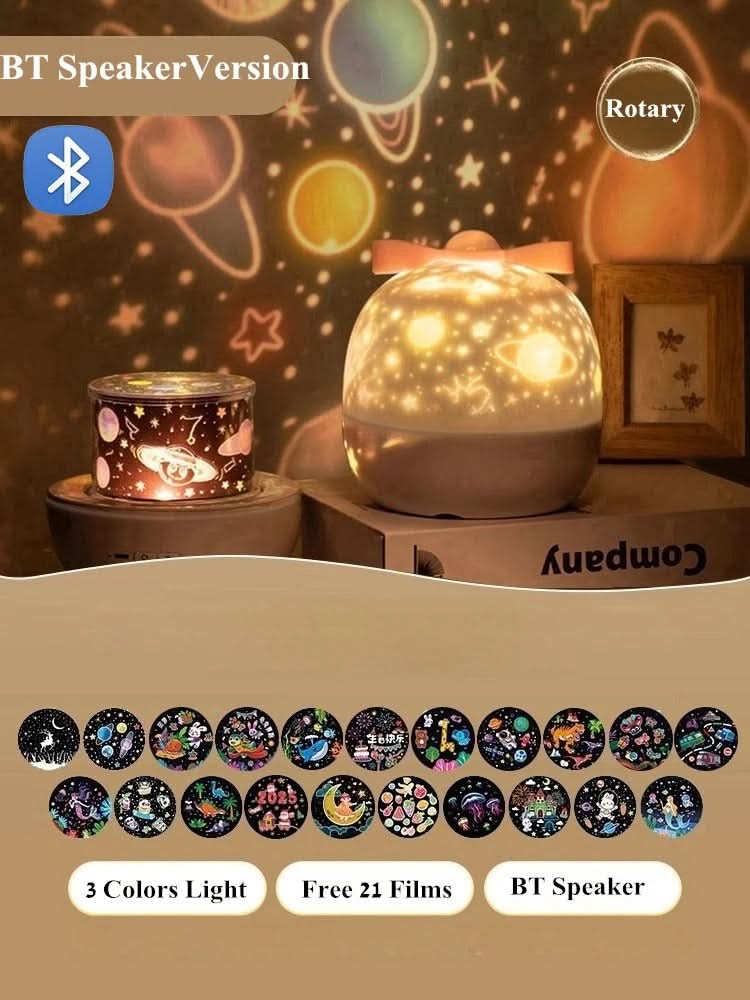LunaGlow Sphere Magical Star Projector For Kids Room | Temsk