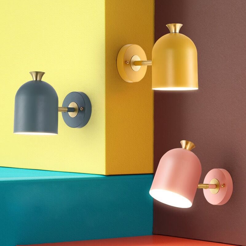 Aurora Wall Lamp Featuring Cylindrical Metal Design | Temsk