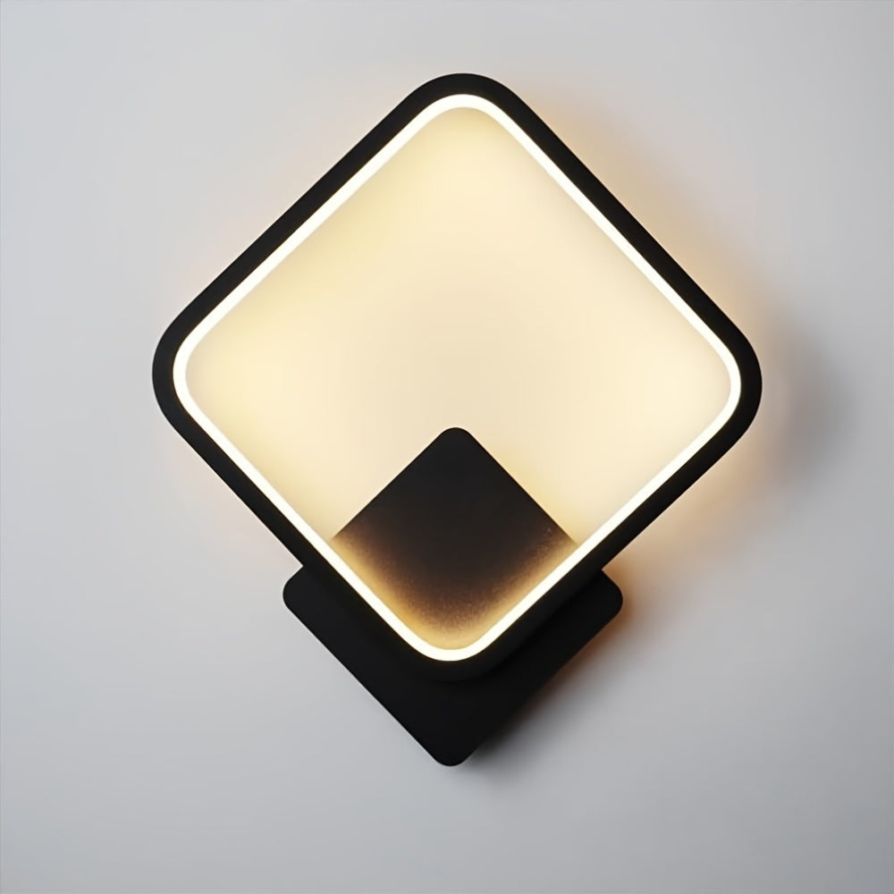 Modern Square LED Wall Lamp For Clean Geometric Interior Lighting | Temsk