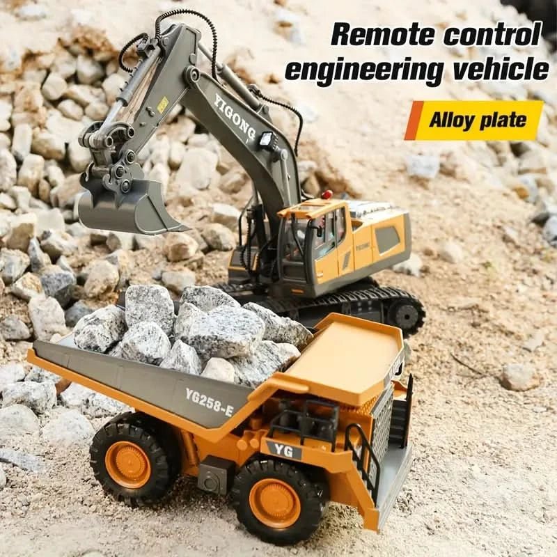 AeroBuild RC Digger: Ultimate Remote-Controlled Construction Vehicle For Adventures | Temsk