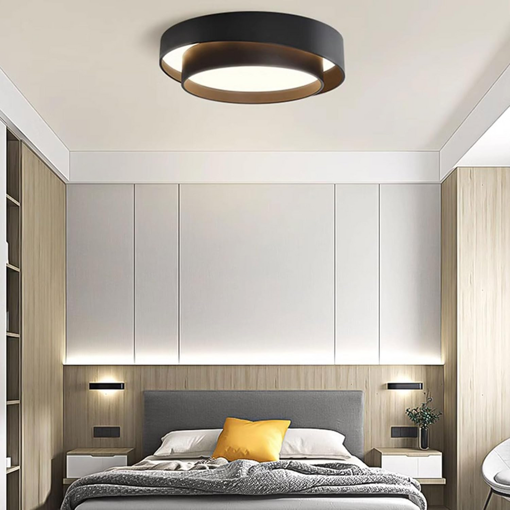 Nordische runde LED-Deckenleuchte im minimalistischen Design | Temsk
