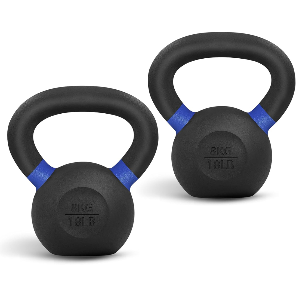 Cast Iron Kettlebell For Full Body Strength Training, Durable Home Gym Equipment | Temsk