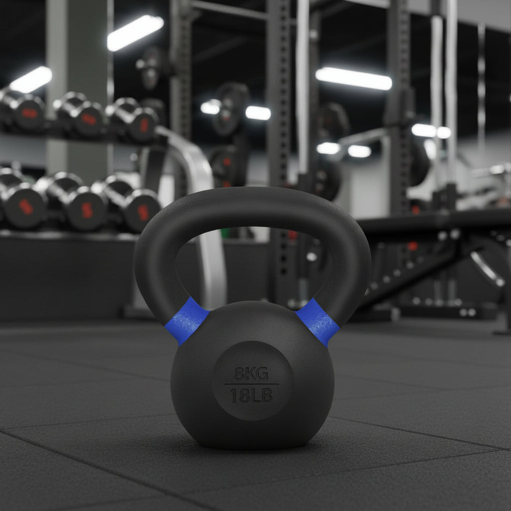 Cast Iron Kettlebell For Full Body Strength Training, Durable Home Gym Equipment | Temsk