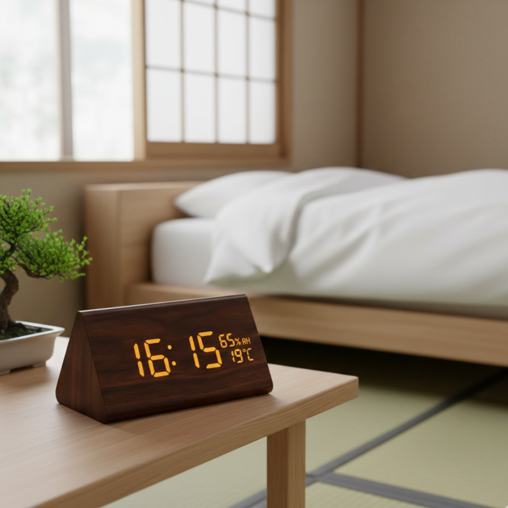 Digital Alarm Clock With LED Display For Home Or Office | Temsk