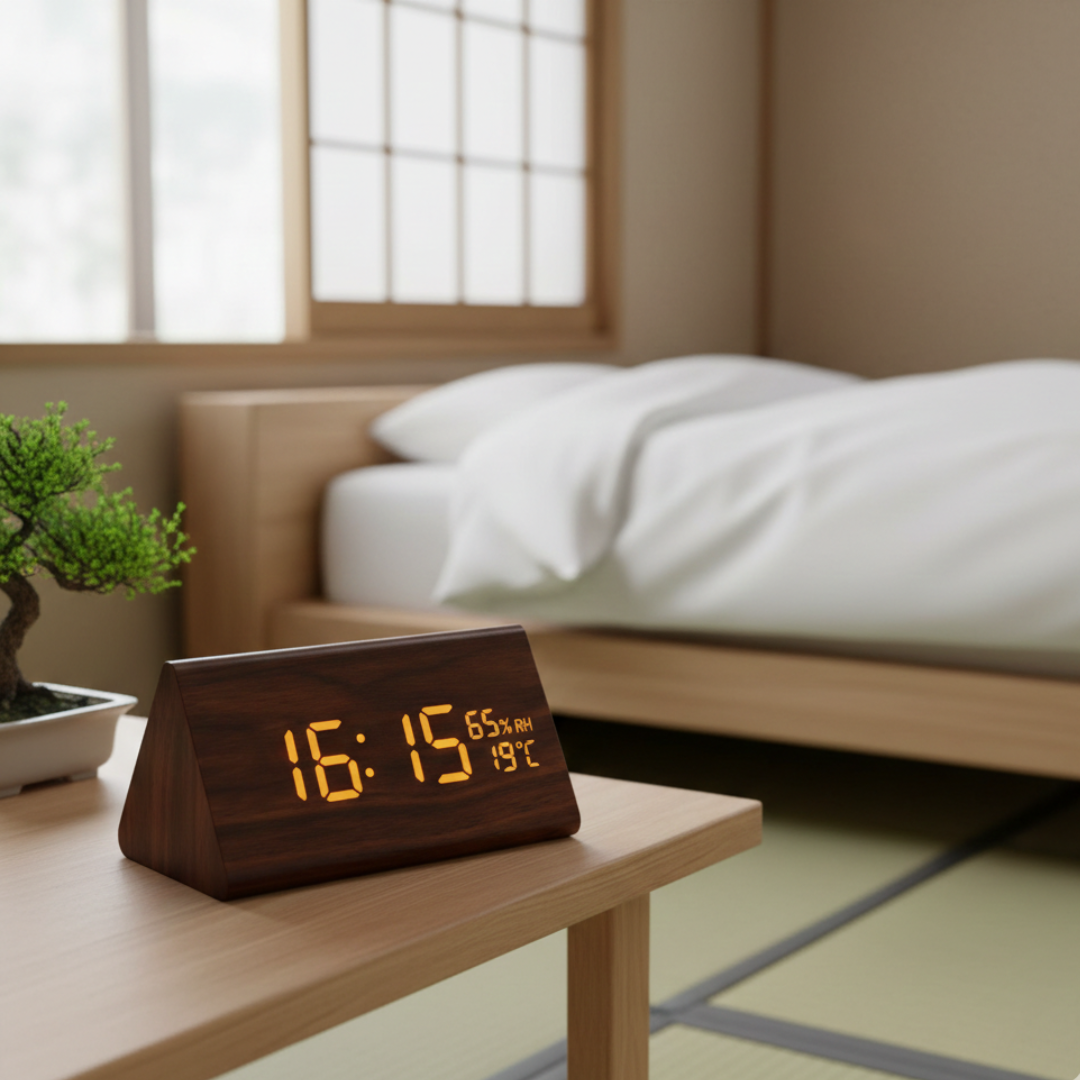 Digital Alarm Clock With LED Display For Home Or Office | Temsk