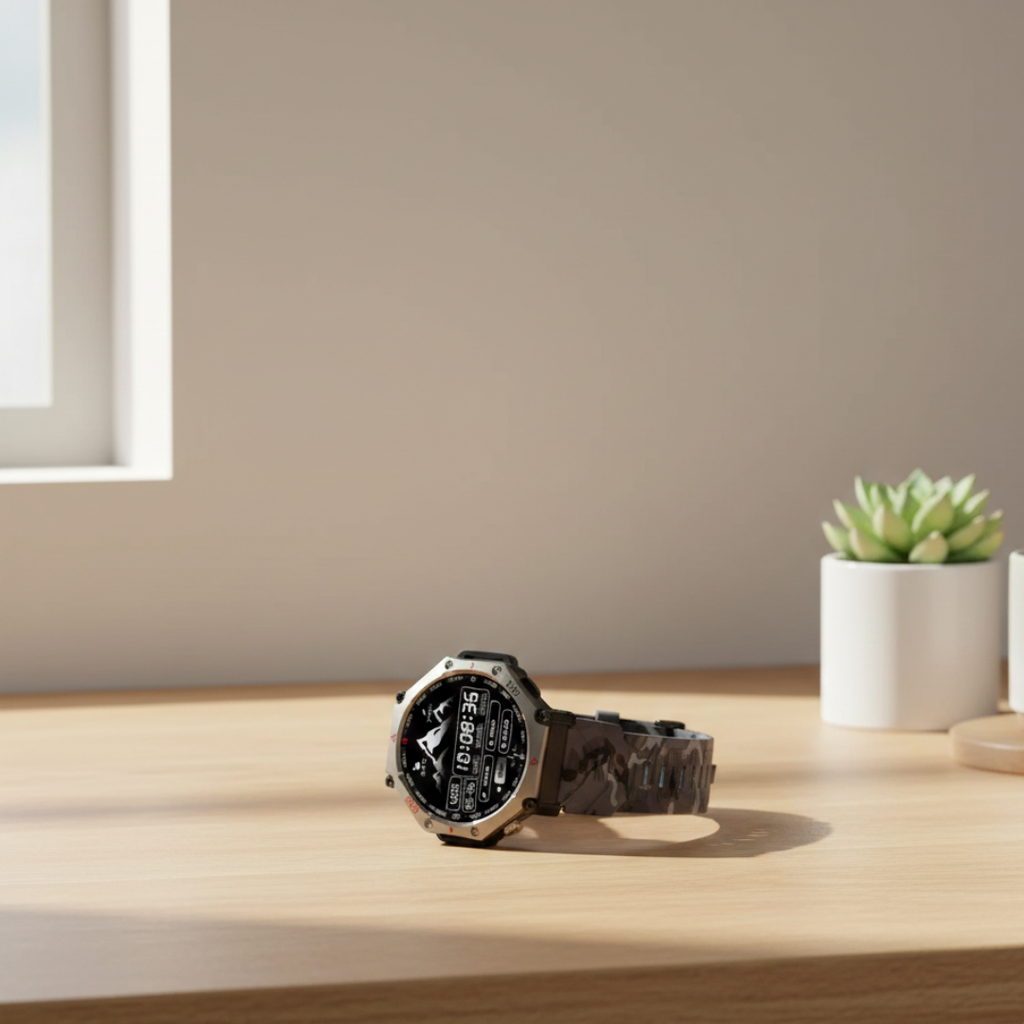 AMOLED GPS Smartwatch Waterproof Outdoor Watch With Compass And Altimeter | Temsk