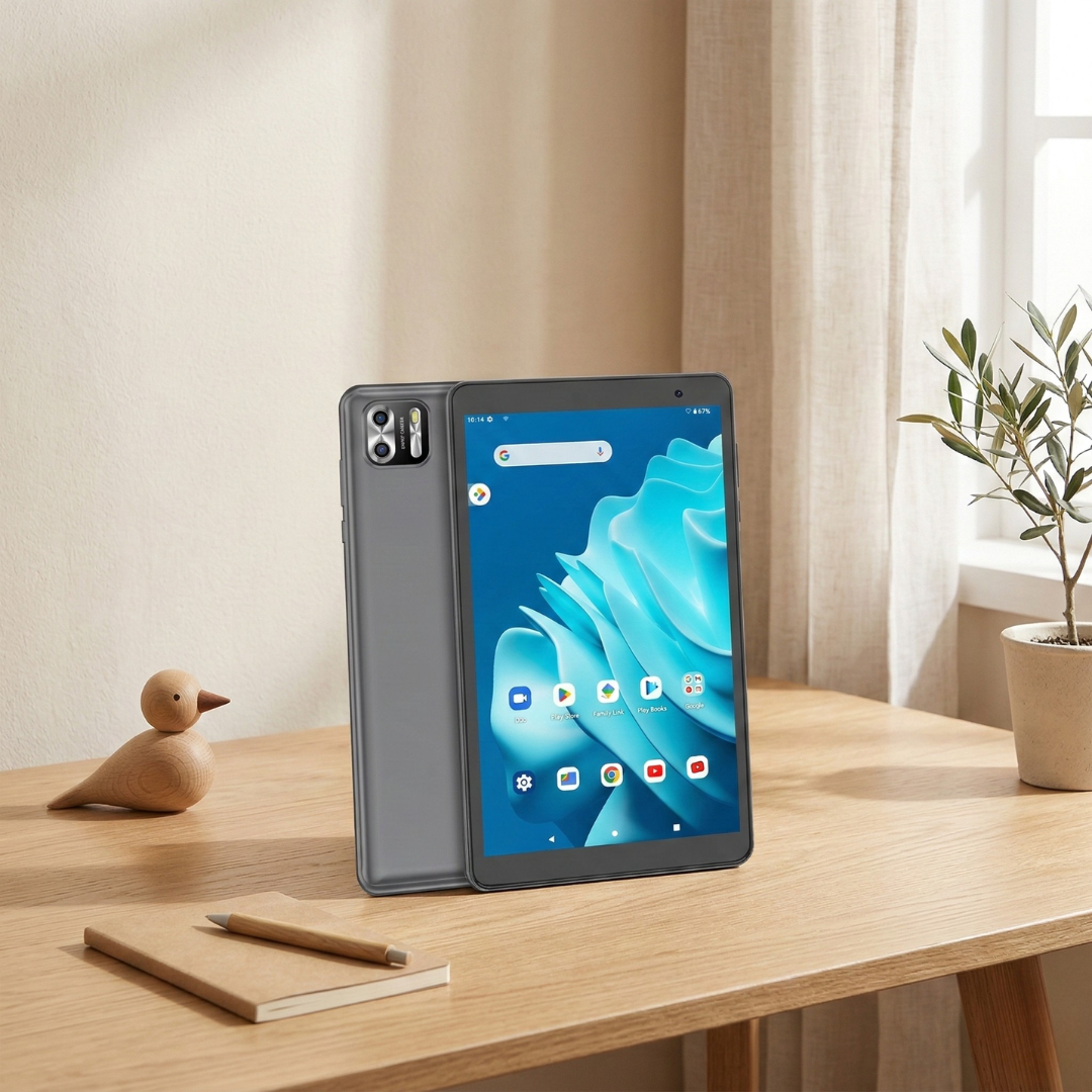 PRITOM 8palcový Android tablet pro každodenní použití a prohlížení | Temsk