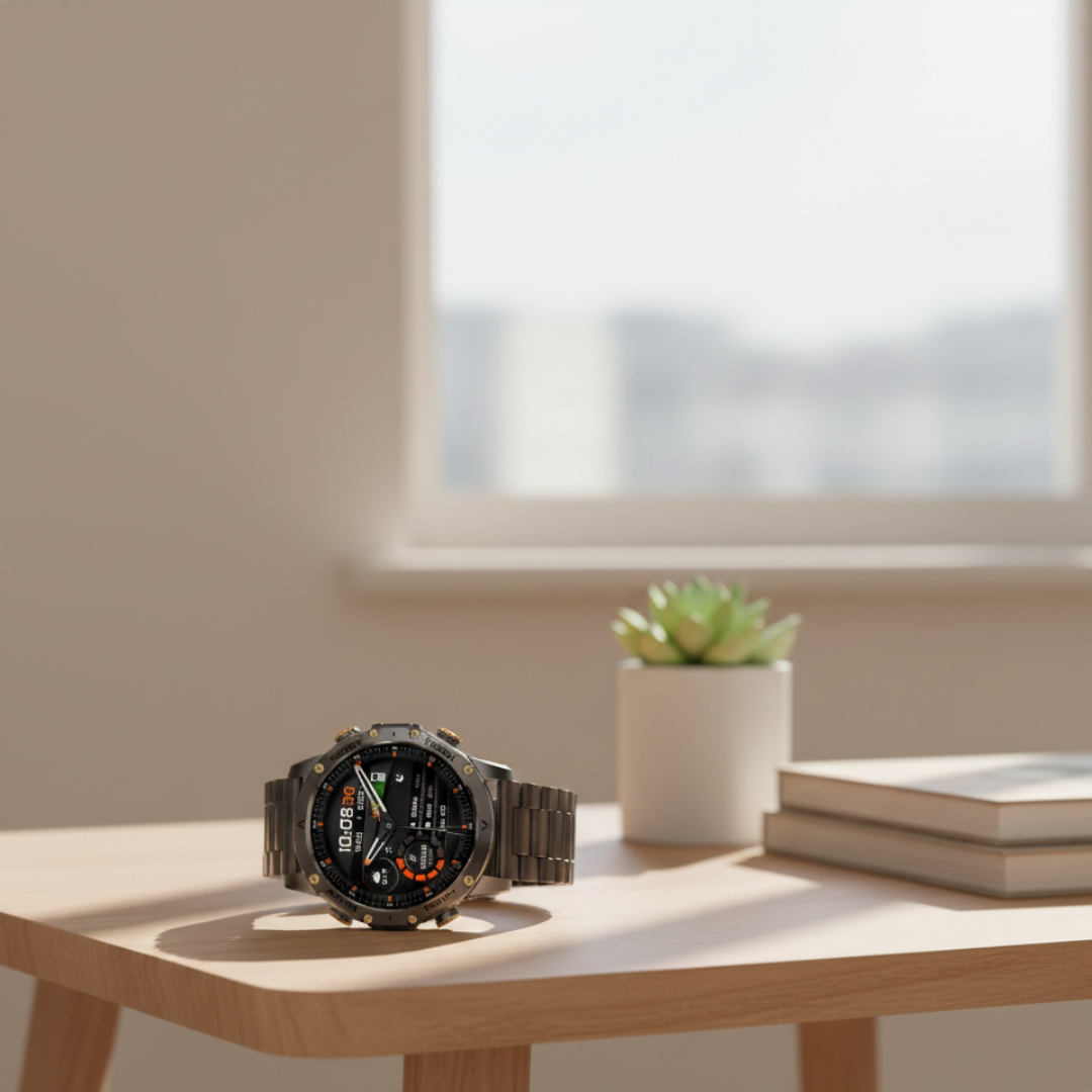 Rugged Outdoor Smartwatch With Waterproof Tactical Design And Long Battery Life | Temsk