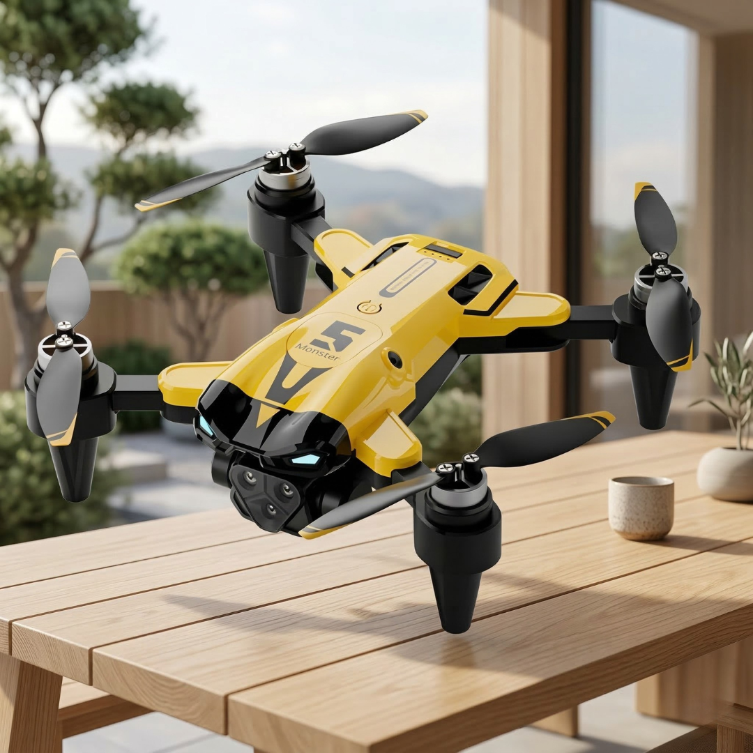 8K Drone With Triple Camera System For High Detail Aerial Imaging | Temsk