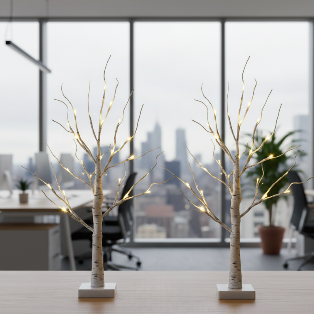Birch Tree LED Light Decor For Cozy Ambience At Home | Temsk