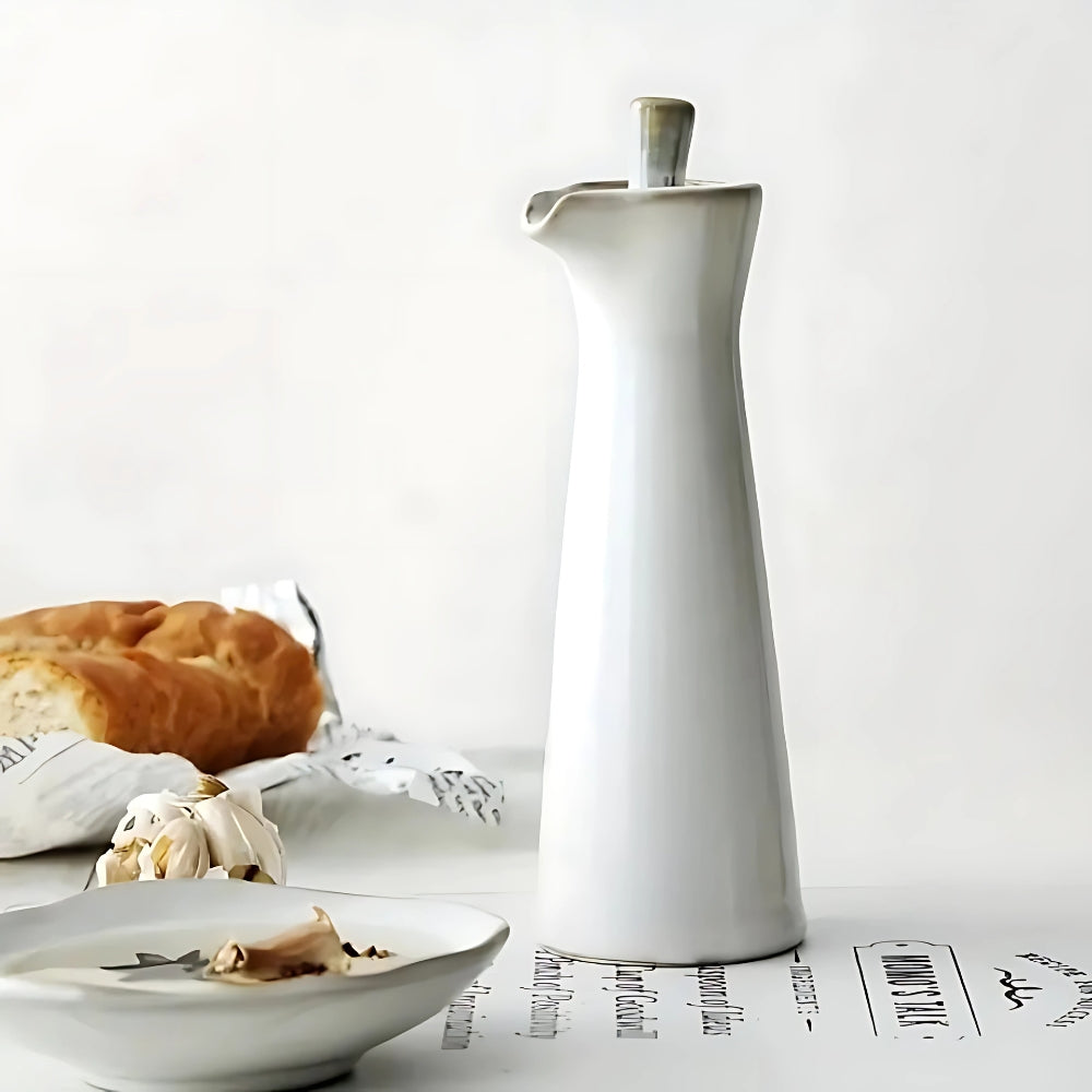 Kaiyo Ceramic Condiment Bottle In Japanese Style For Oil, Vinegar And Soy Sauce | Temsk