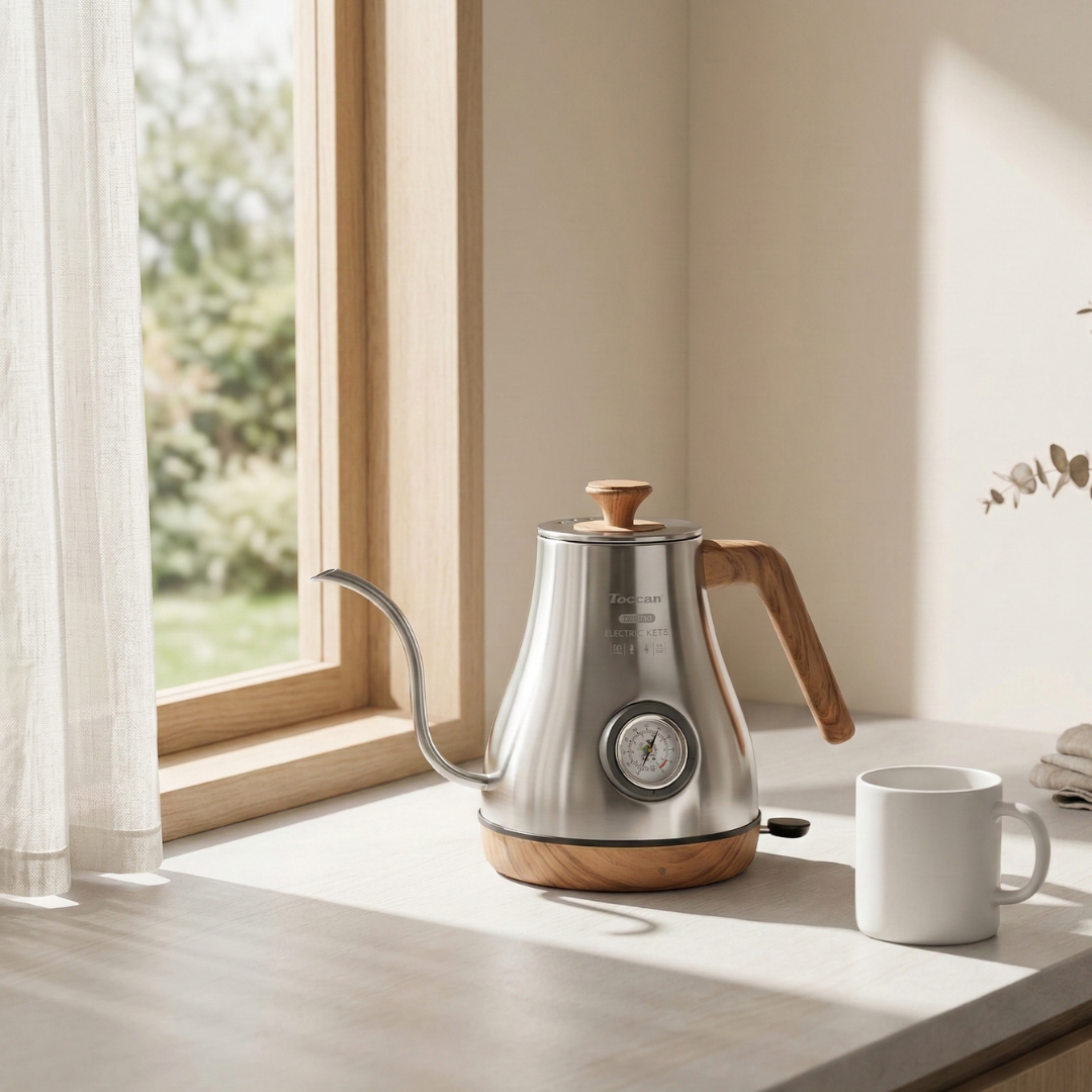 Stainless Steel Electric Kettle With Fast Boil Capability | Temsk