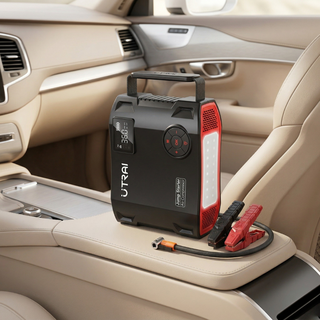 UTRAI 2000A Portable Jump Starter Pack With Power Bank | Temsk