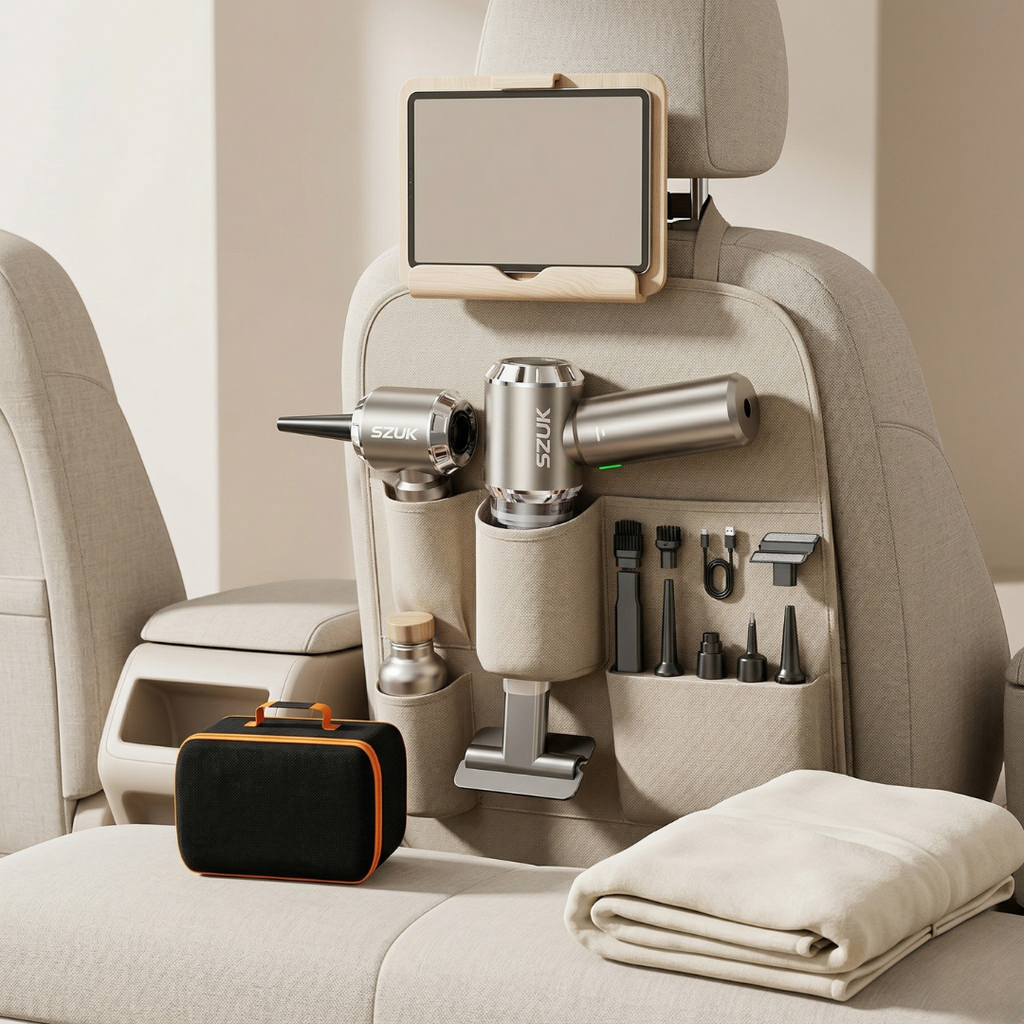 Compact Handheld Car Vacuum Cleaner For Car Interiors | Temsk