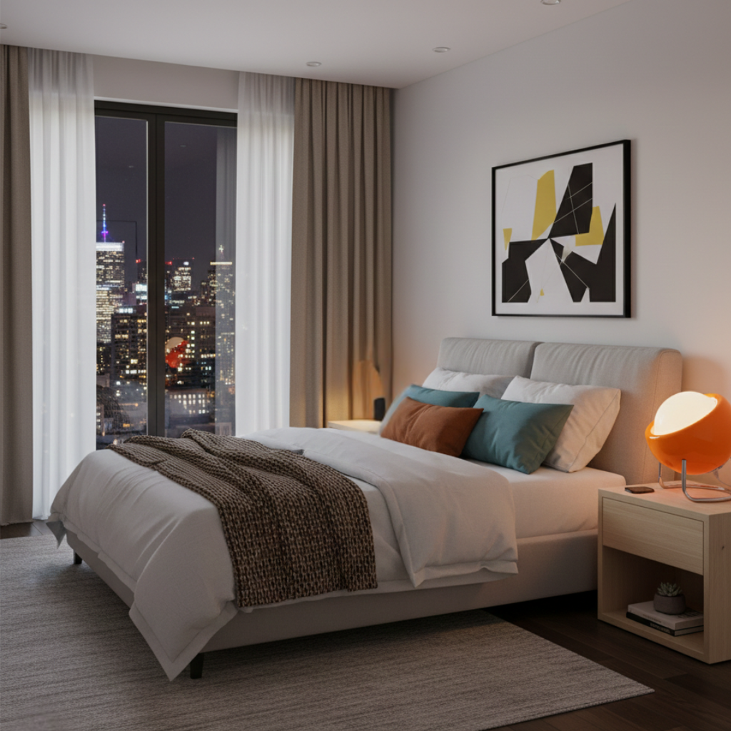 Elegant Indoor Glass Table Lamp For Living Room And Bedroom Decor | Temsk