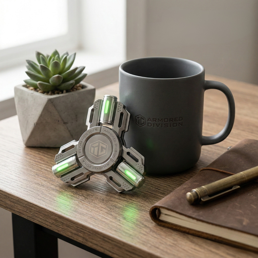 High-Speed Metal Fidget Spinner For Daily Desk And On-The-Go Use | Temsk