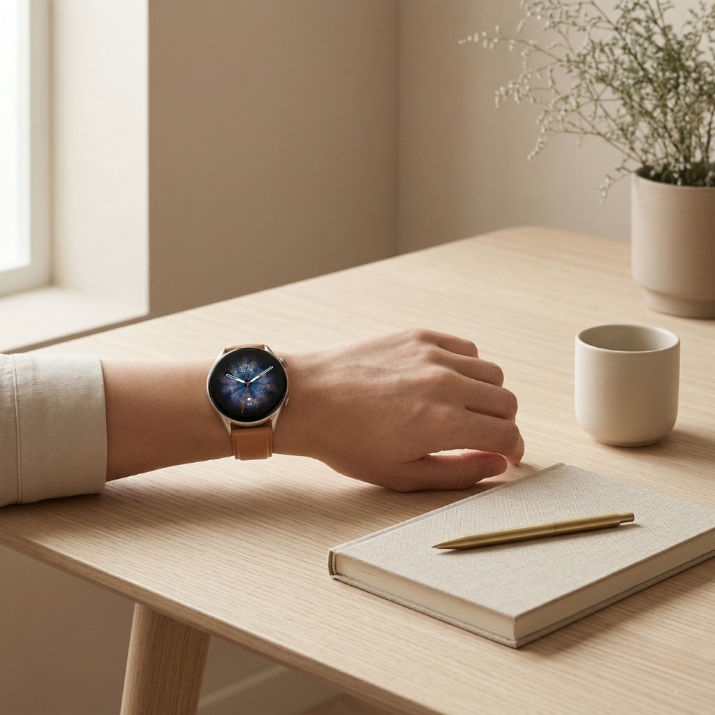 Fitness Smartwatch With AMOLED Display Activity Tracker And Bluetooth Watch | Temsk
