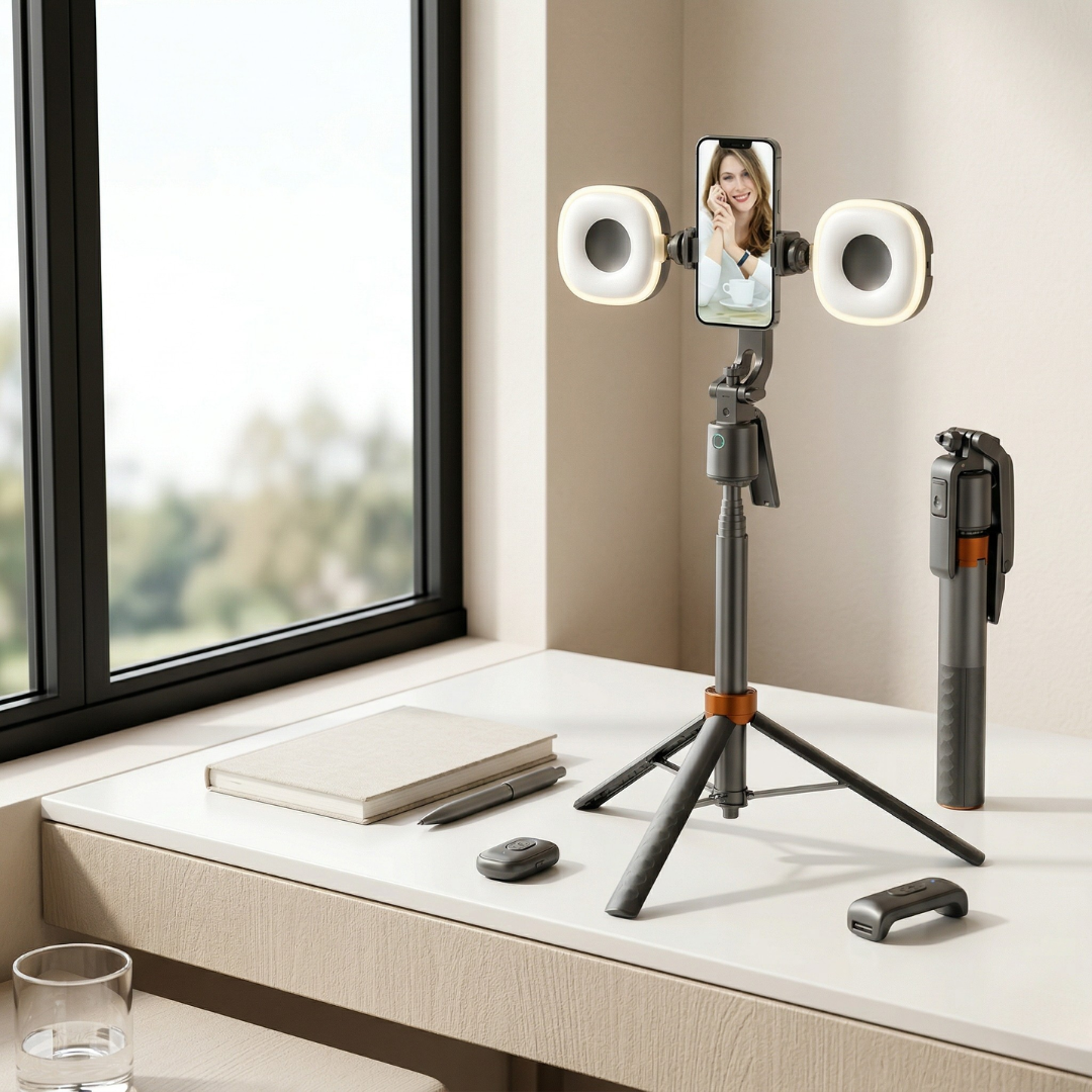 Smart Tracking Tripod for Vlogging and Content Creation | Temsk
