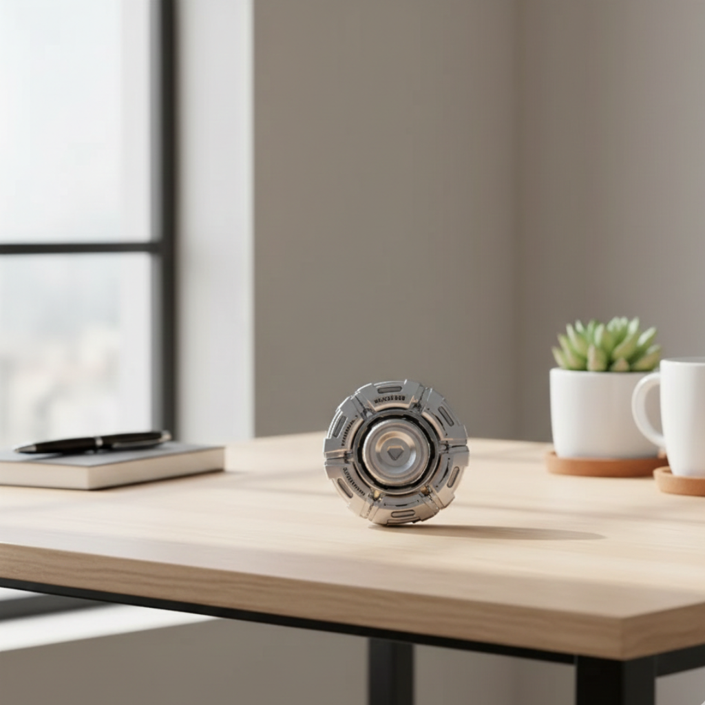 Glowing Metal Fidget Spinner For Desk Or Office Use Everyday | Temsk