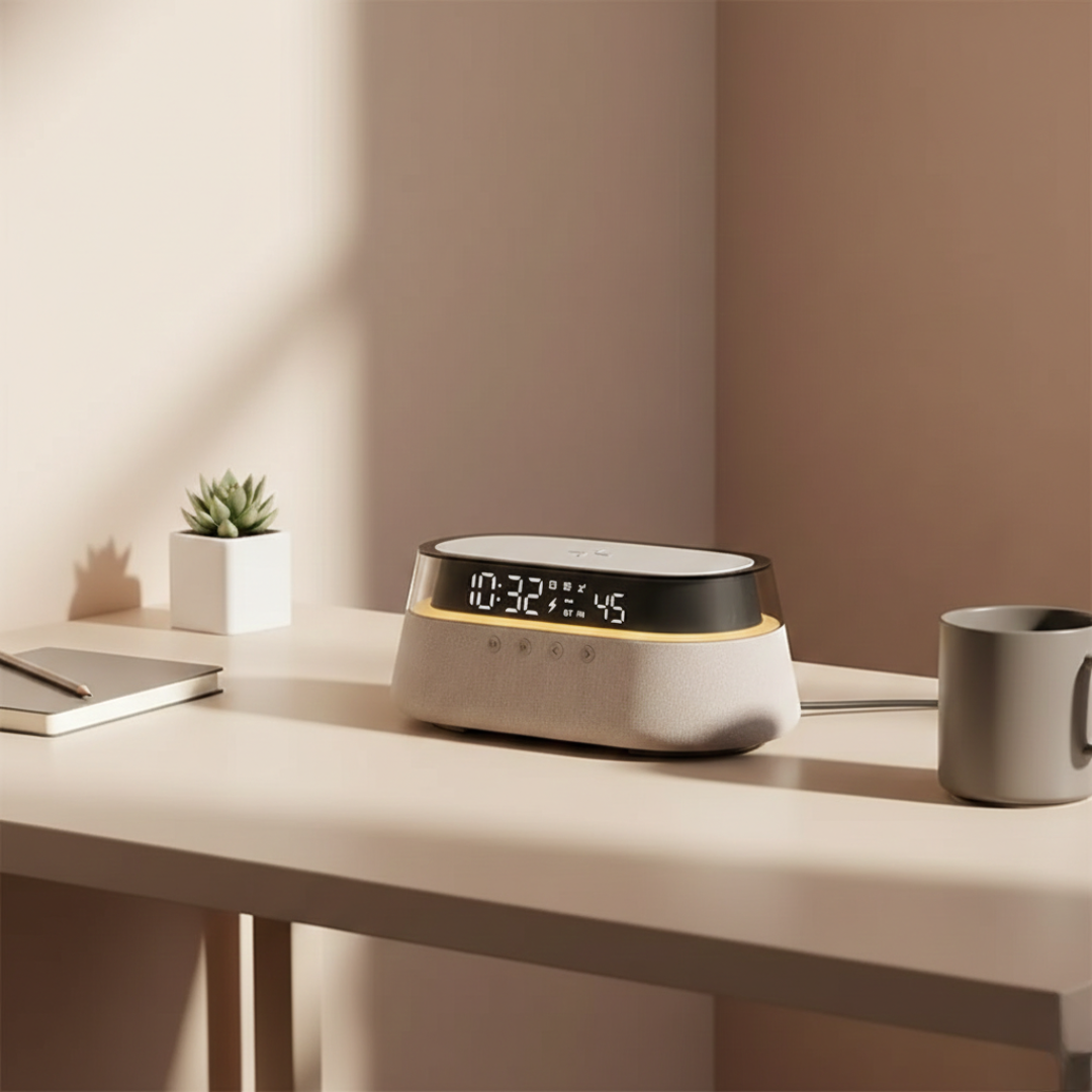 Sveglia smart con altoparlante Bluetooth per la camera da letto | Temsk