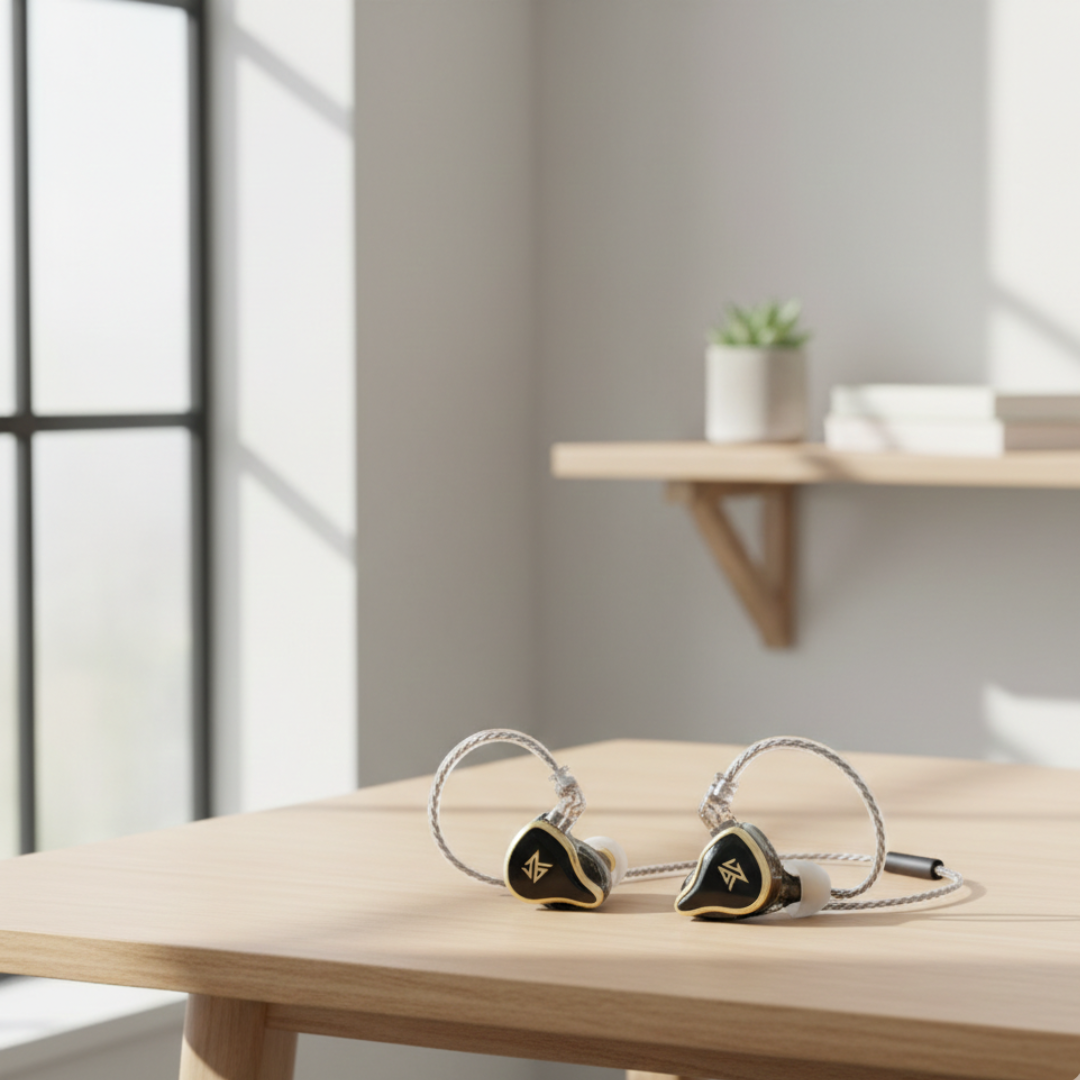Auriculares Com Fio Hybrid Driver para Audição e Chamadas Diárias | Temsk