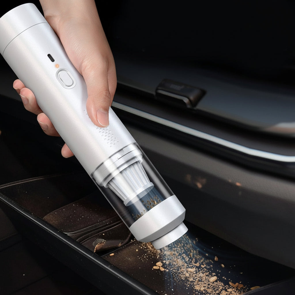 Compact Cordless Handheld Car Vacuum For Quick Auto Interior Cleaning | Temsk