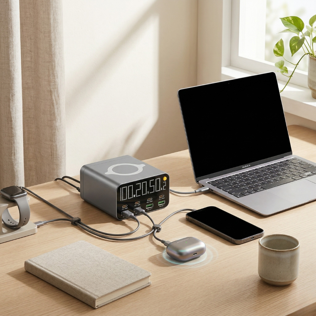 Nabíjecí stanice s více USB porty pro všechna vaše zařízení | Temsk