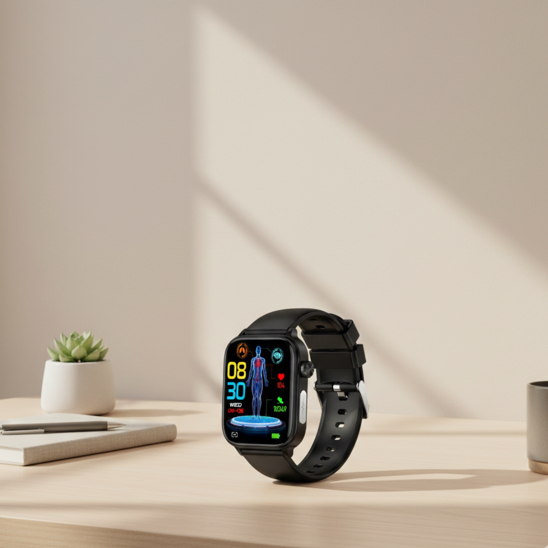 Smartwatch With AMOLED Display And Bluetooth Calling Waterproof Everyday Wear | Temsk