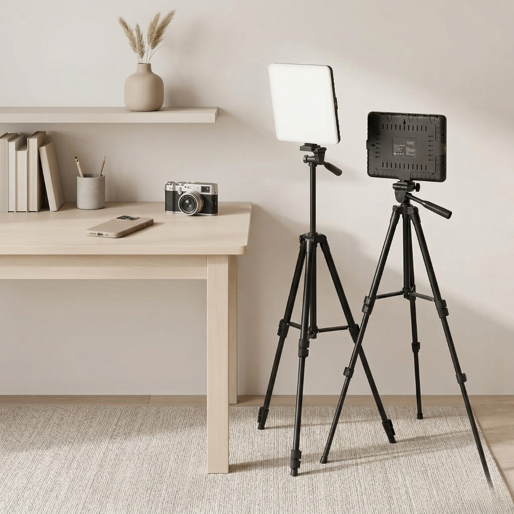 LED Video Light Kit For Photography And Streaming Setup | Temsk