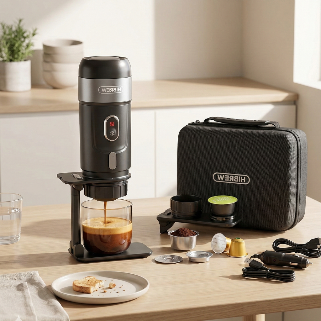 12V Portable Espresso Maker For Travel And On The Road | Temsk