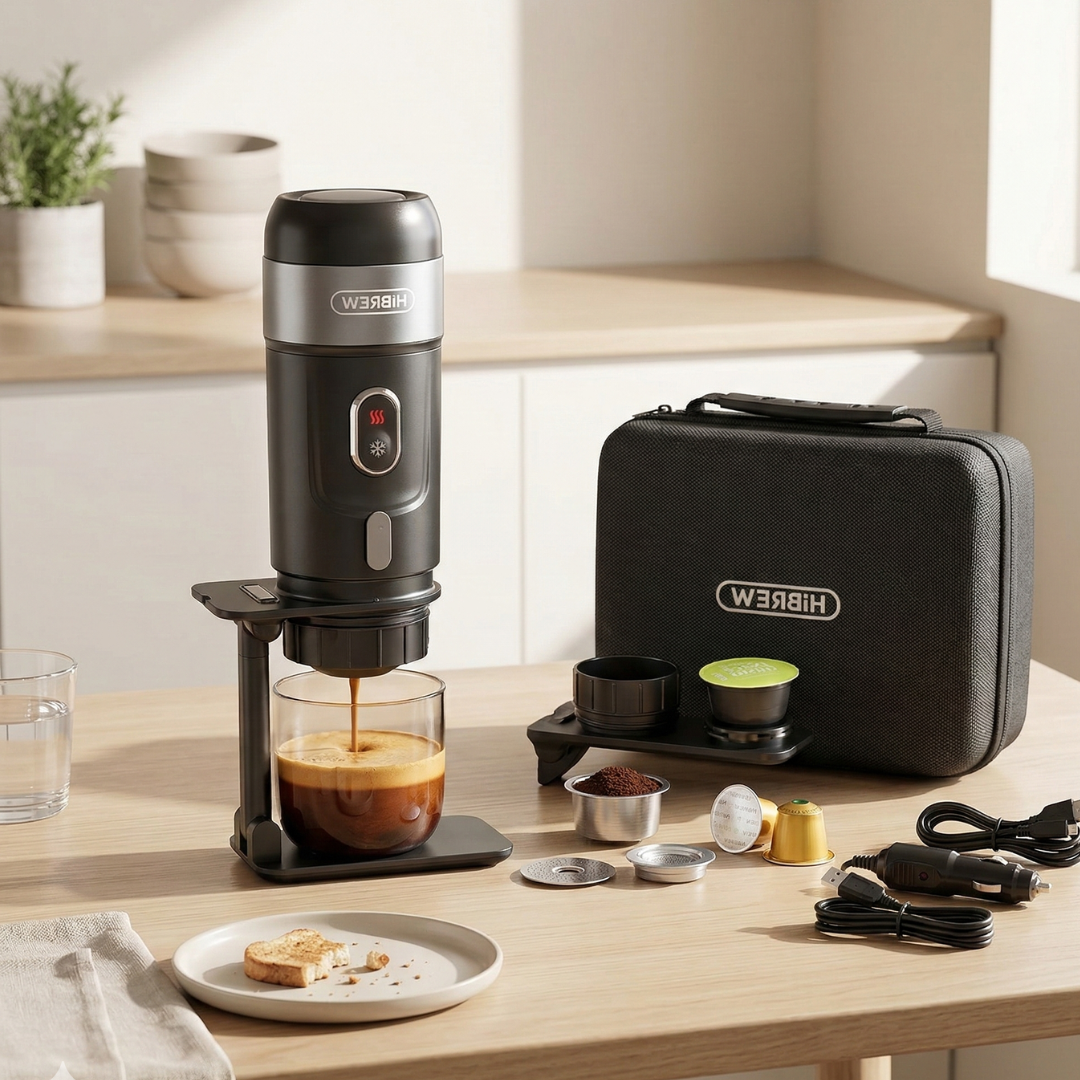 12V Portable Espresso Maker For Travel And On The Road | Temsk