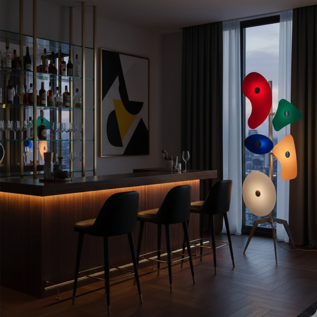 Colour Changing LED Floor Lamp For Modern Living Spaces | Temsk