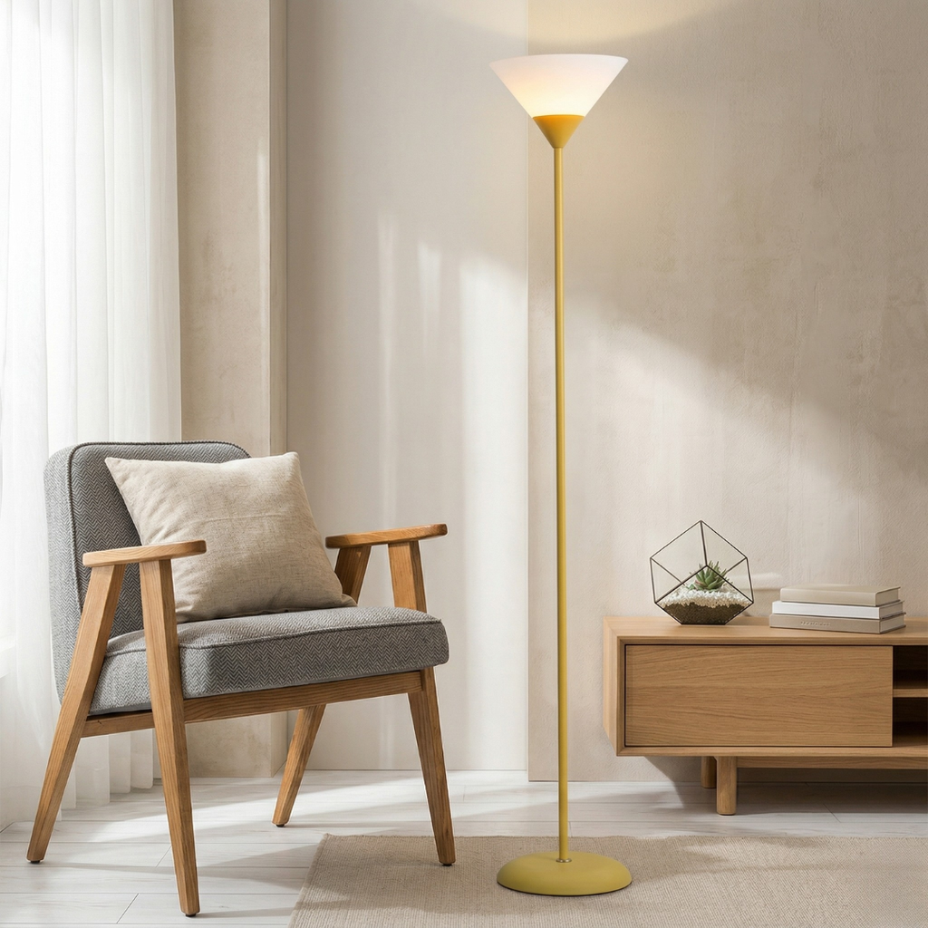 Modern Floor Lamp With Adjustable Brightness For Living Rooms | Temsk