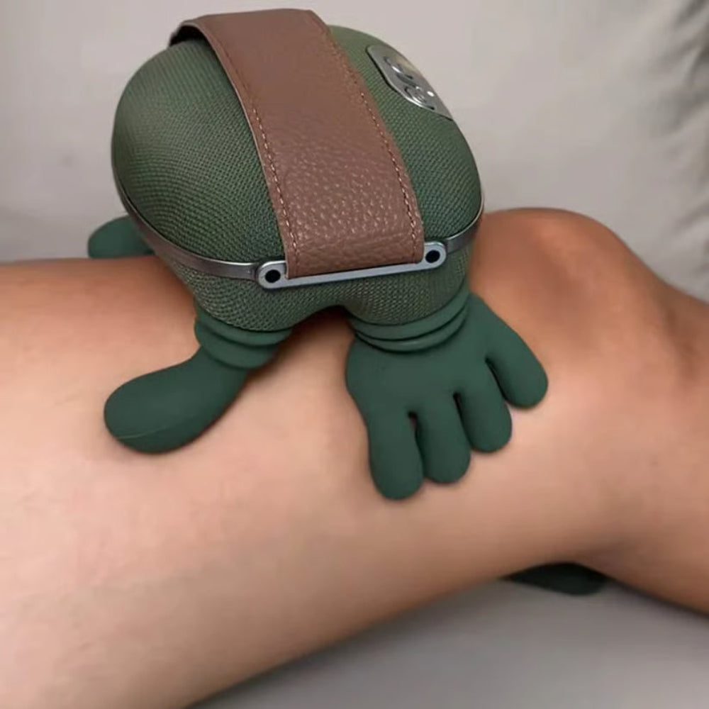Portable Heated Neck Massager With Vibrating Therapy For Home Or Travel | Temsk