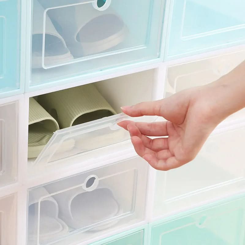 Stackable Clear Shoe Box For Easy, Visible Storage | Temsk