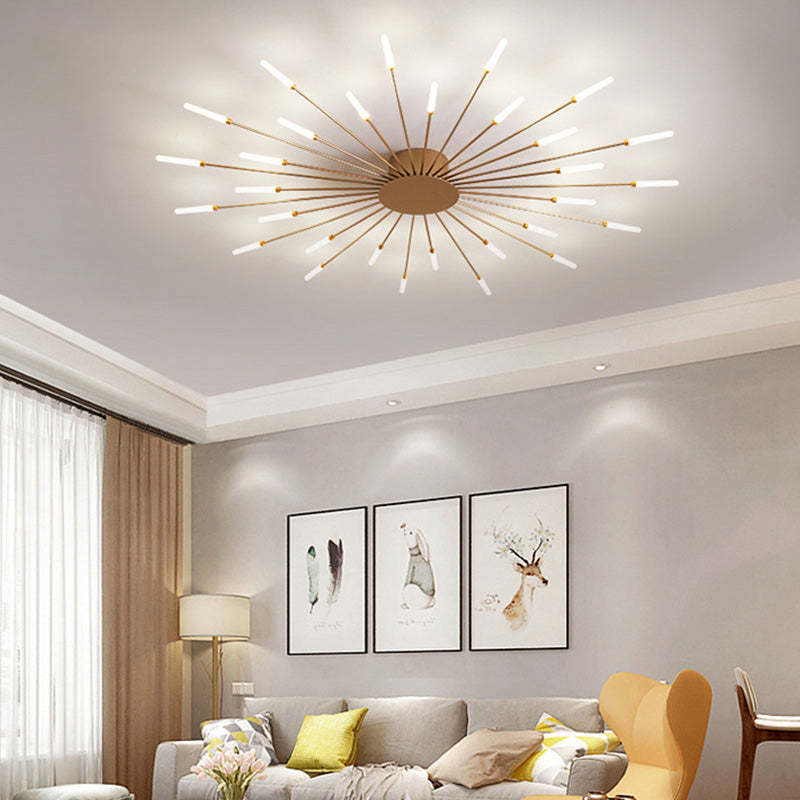 LumaNest Sleek Ceiling Lamp For Living Rooms And Bedrooms With Warm Ambient Lighting | Temsk