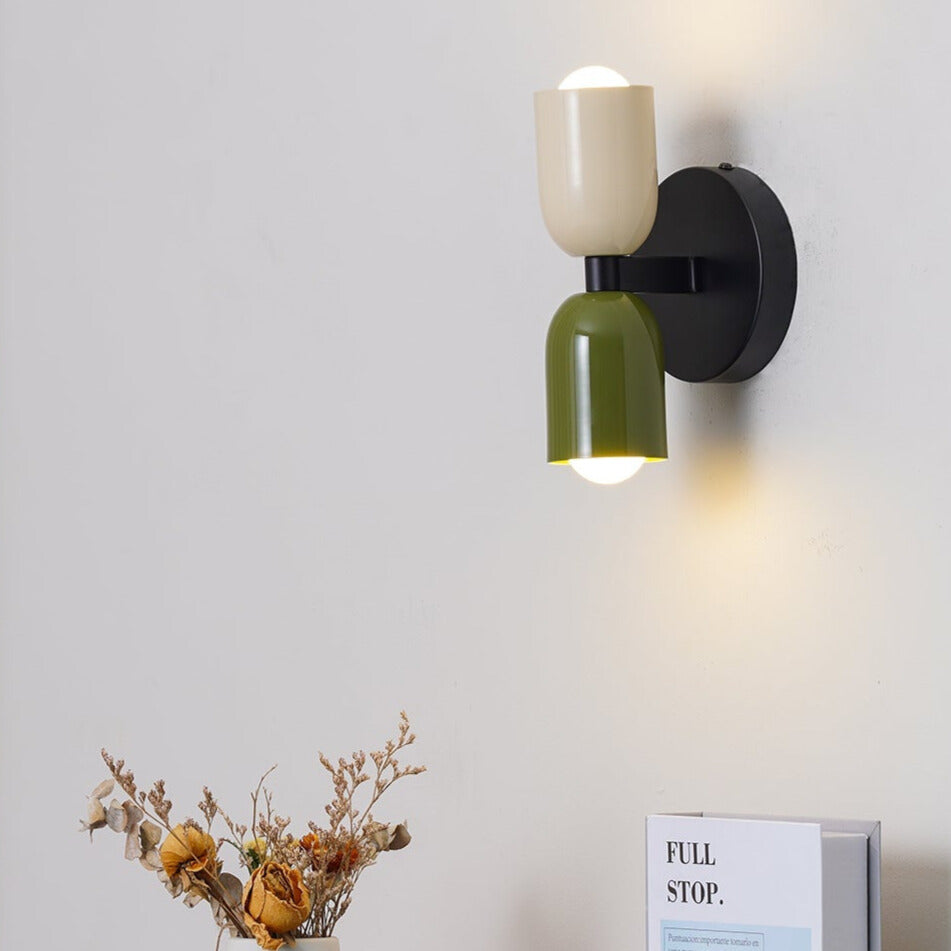 Temsk Nordic Macaron Colorful Bedside Wall Light Decor