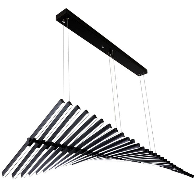LatticeChord Chandelier Aluminum Modern Pendant With Remote And 40 E26/E27 Sockets | Temsk