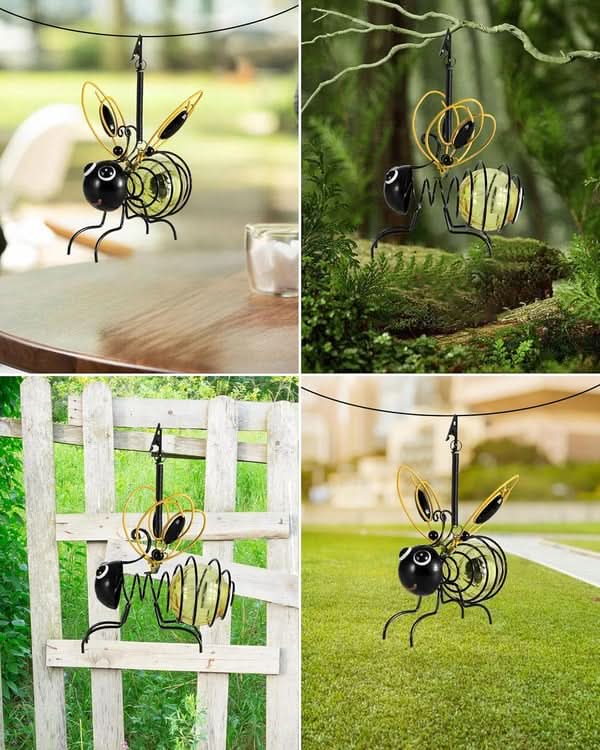 BeeGlow Solar Bee Garden Light for Ambient Ambience | Temsk