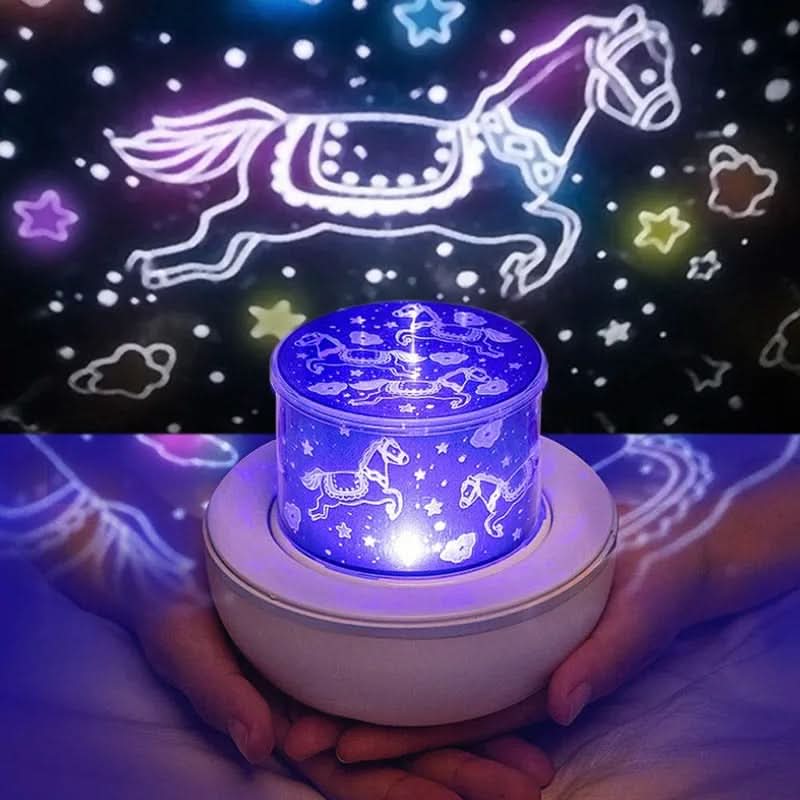 LunaGlow Sphere Magical Star Projector For Kids Room | Temsk