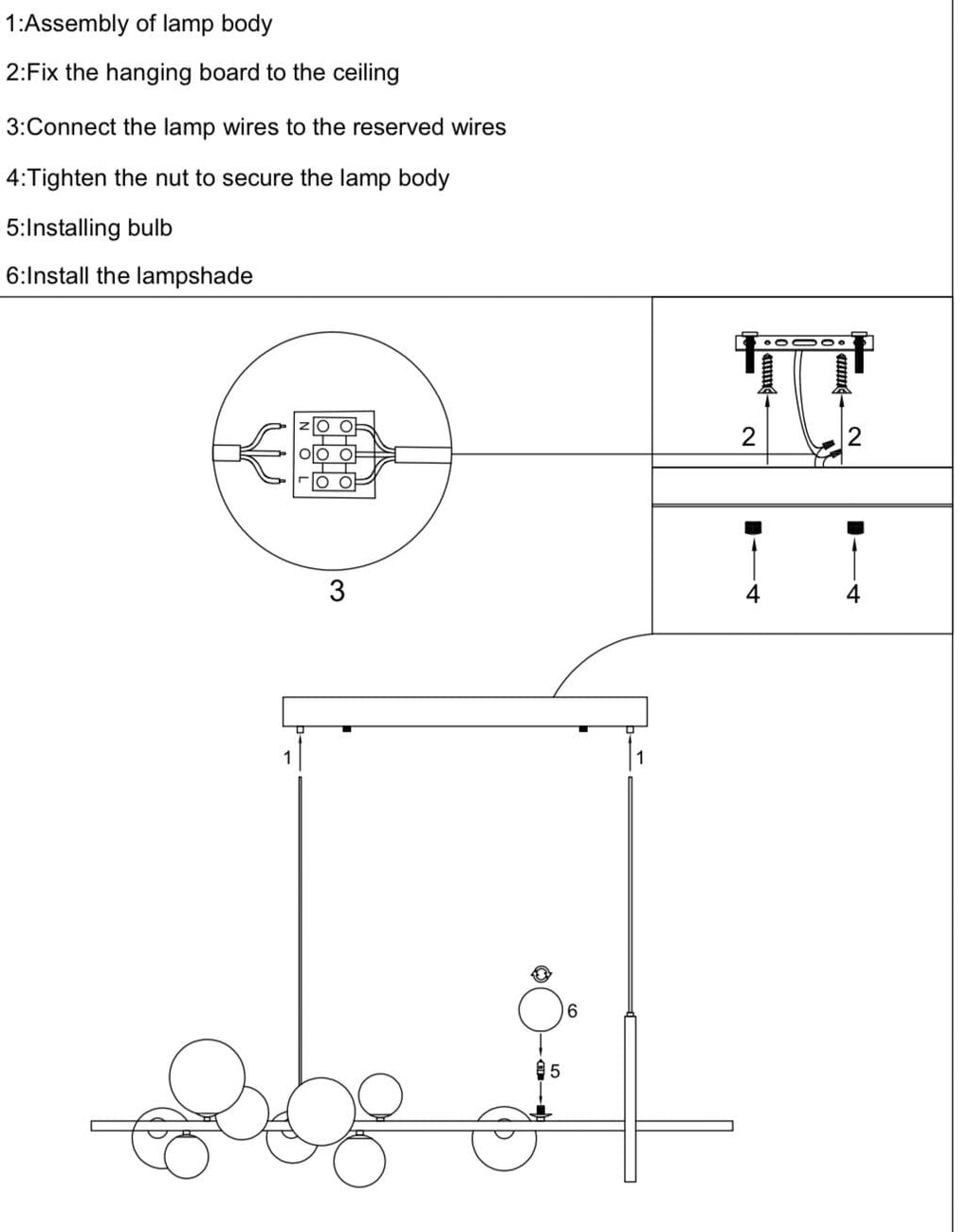 Aurelia Glass Chandelier By LumeCraft With Aluminum Frame And Hand Blown Glass | Temsk