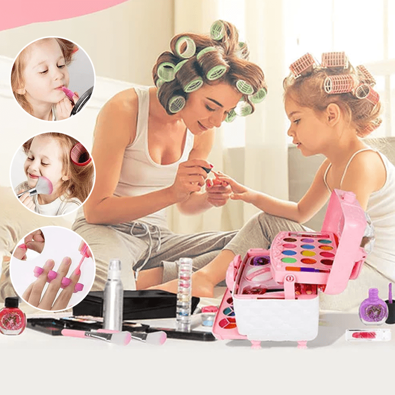 Radiant Kids Beauty Kit With Washable Makeup And Bag | Temsk