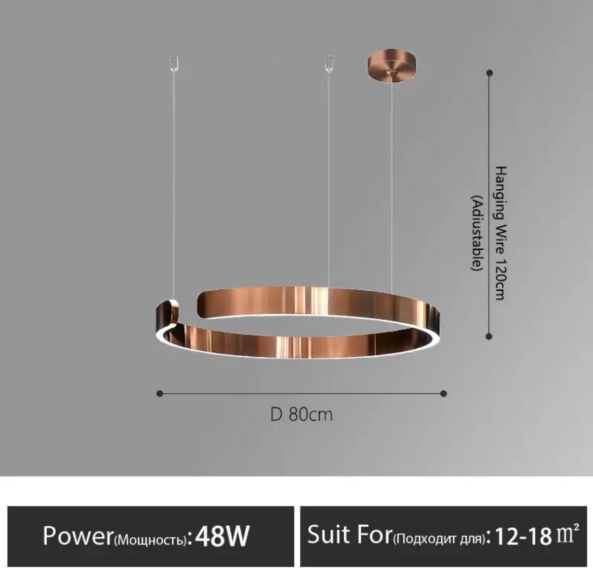 Astraelle Nordic Ring Chandelier for Modern Living Spaces | Temsk