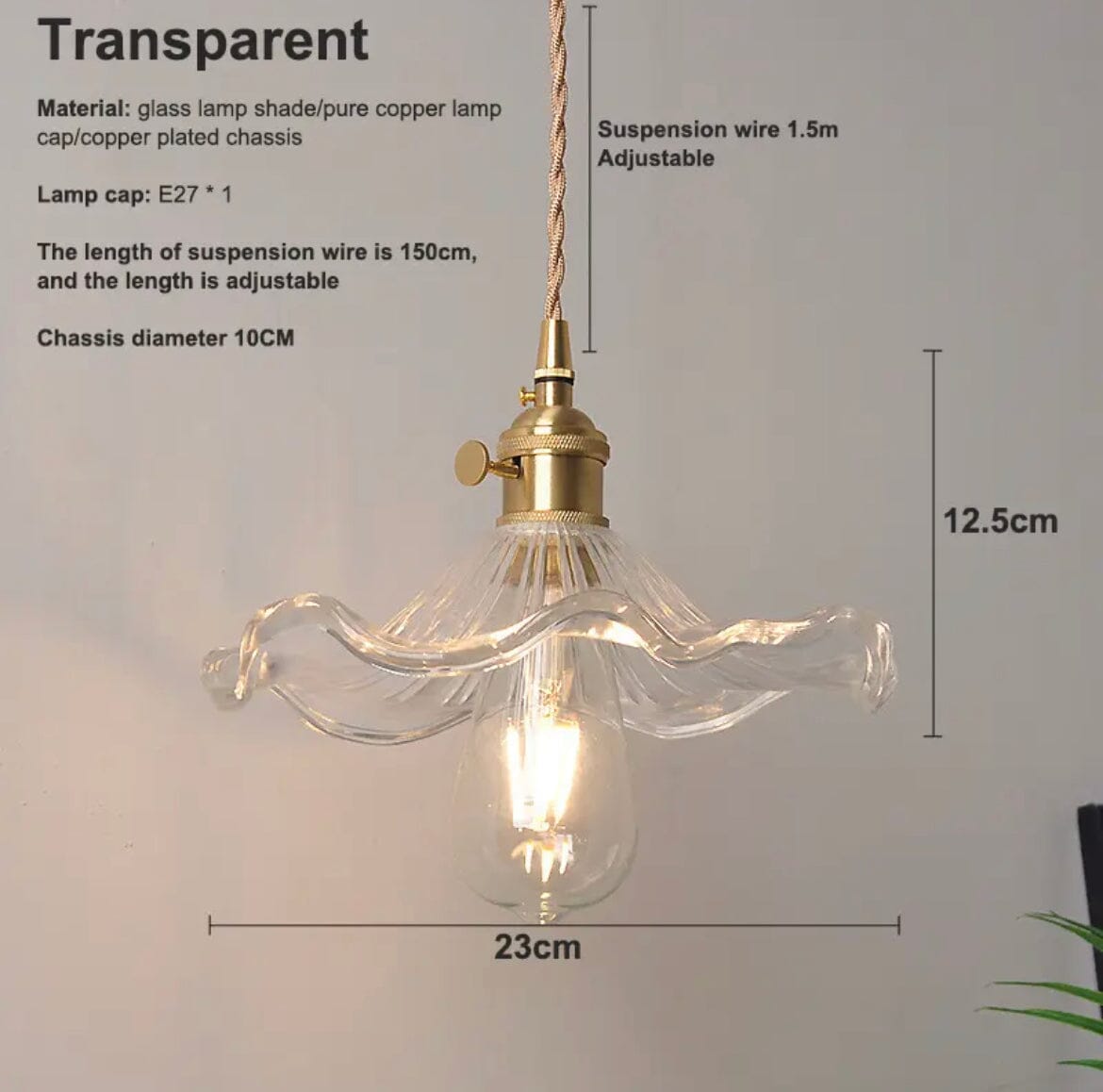 Lyra Glass Pendant Lights With Nordic Floral Motifs | Temsk