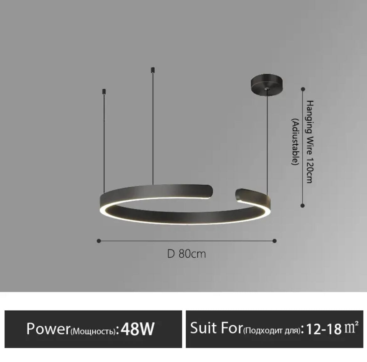 Astraelle Nordic Ring Chandelier for Modern Living Spaces | Temsk