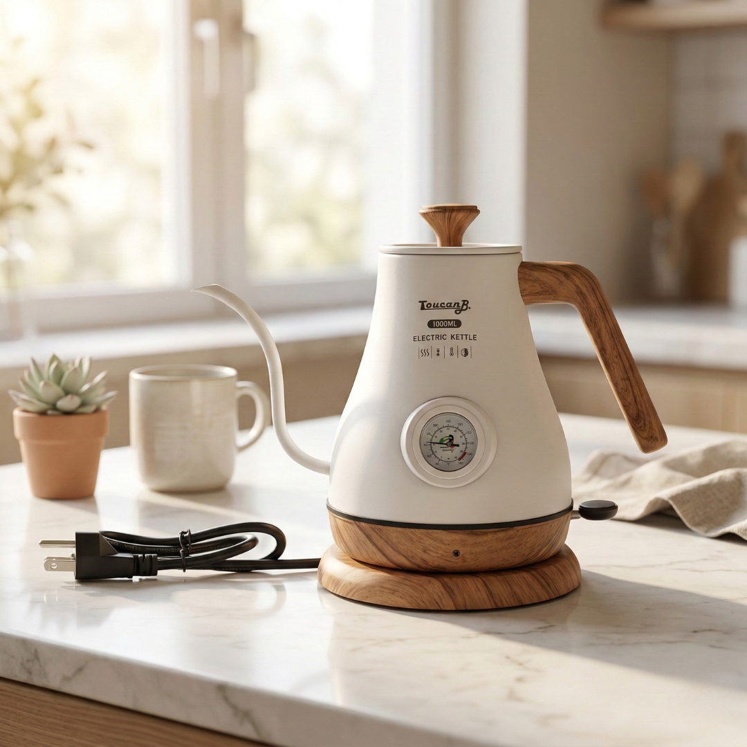 Stainless Steel Electric Kettle With Fast Boil Capability | Temsk