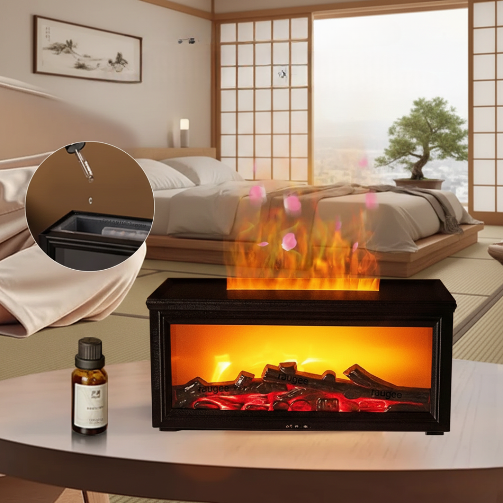 Ultrazvukový aroma difuzér Flame Mist pro domácnost nebo kancelář | Temsk